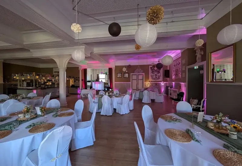 Elegante Ambientebeleuchtung für Feier