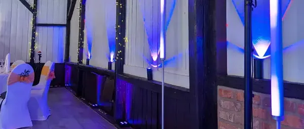 Ambiente Lichter für moderne Hochzeit
