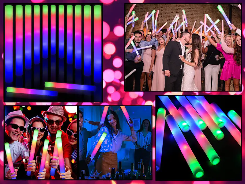 LED Leuchtstäbe für Party