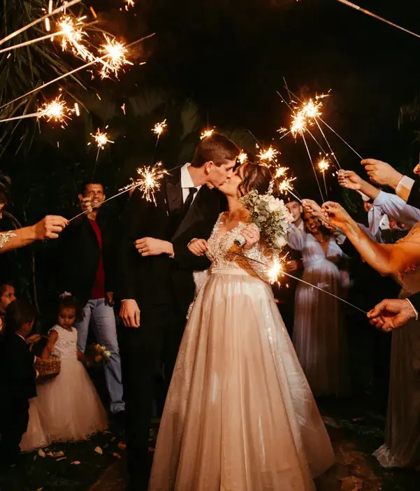 Hochzeitsfeier im Garten