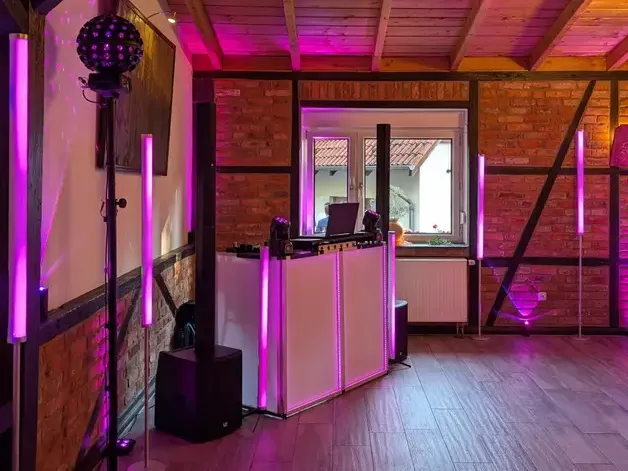 DJ Setup in Lengefelder Warte bei Mühlhausen