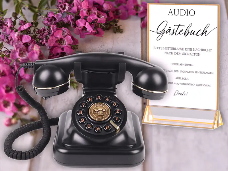 Audio Gästebuch Telefon