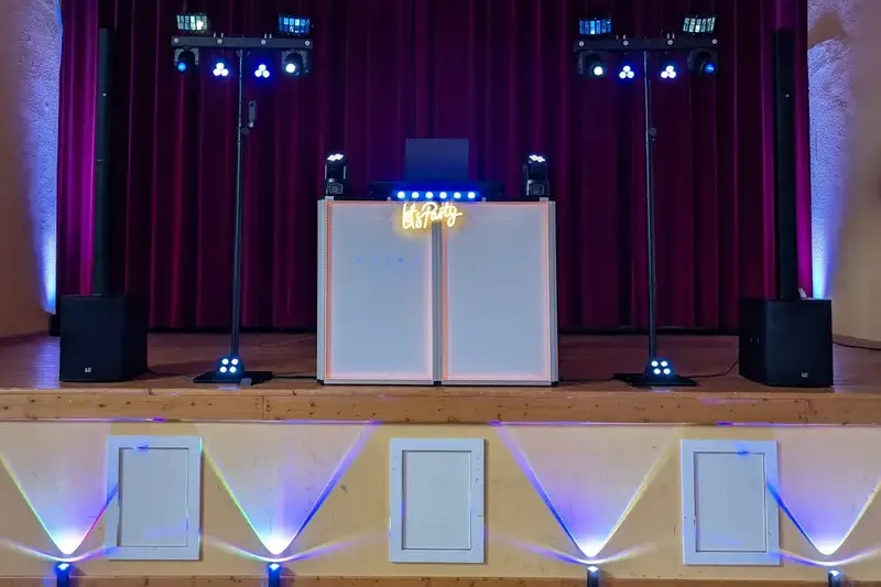 DJ Setup im Kursaal Bad Lauterberg