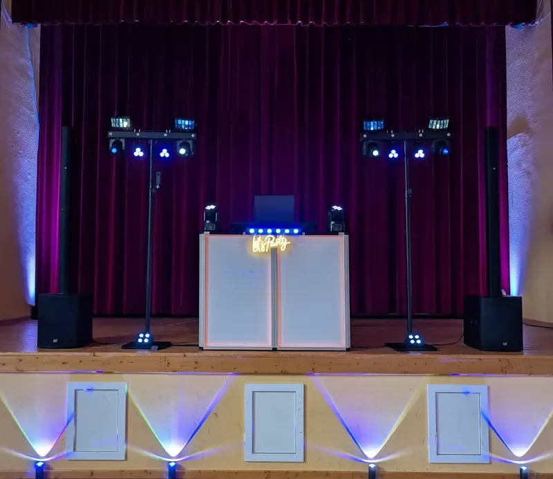 DJ Setup im Kursaal Bad Lauterberg