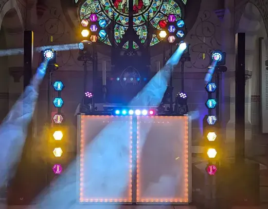 DJ Lichtpaket Retro Look