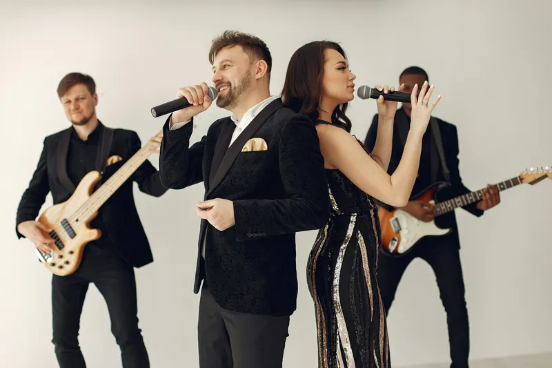 Hochzeitsfeier mit Livemusik