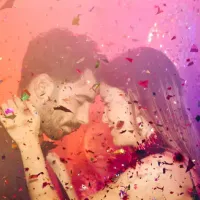 Unvergessliche Party auf Tanzfläche